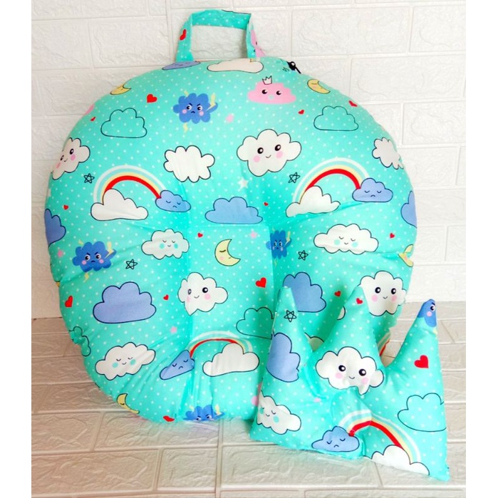 Sofa Bayi/Bantal Bayi/Baby Lounger Free Bantal Mahkota