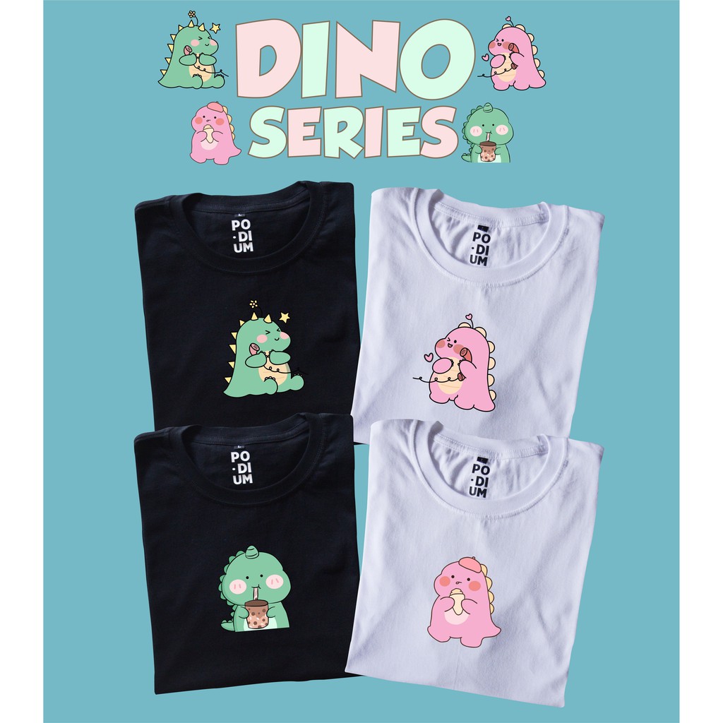 KAOS DINO SERIES | KAOS DINO COUPLE | KAOS COUPLE | DINO CUTE | KAOS PODIUM STORE | DINO BOBA | TUMB