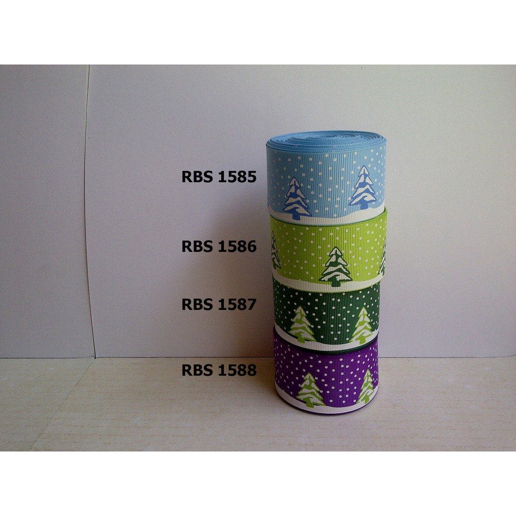 

[10 YARD] PITA GROSGRAIN MOTIF NATAL SALE RBS 1585,1586,1587,1588