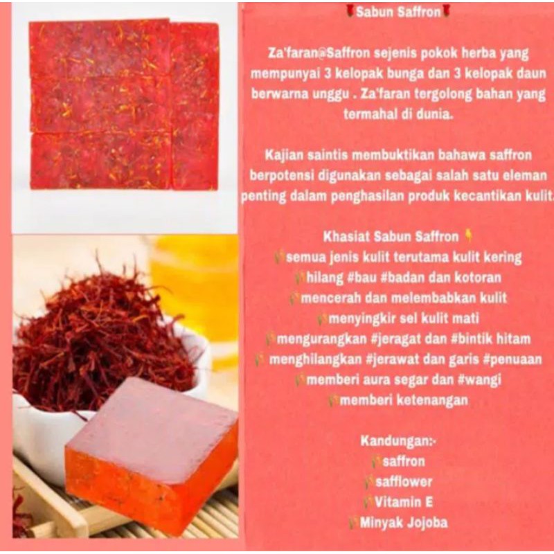 sabun safron