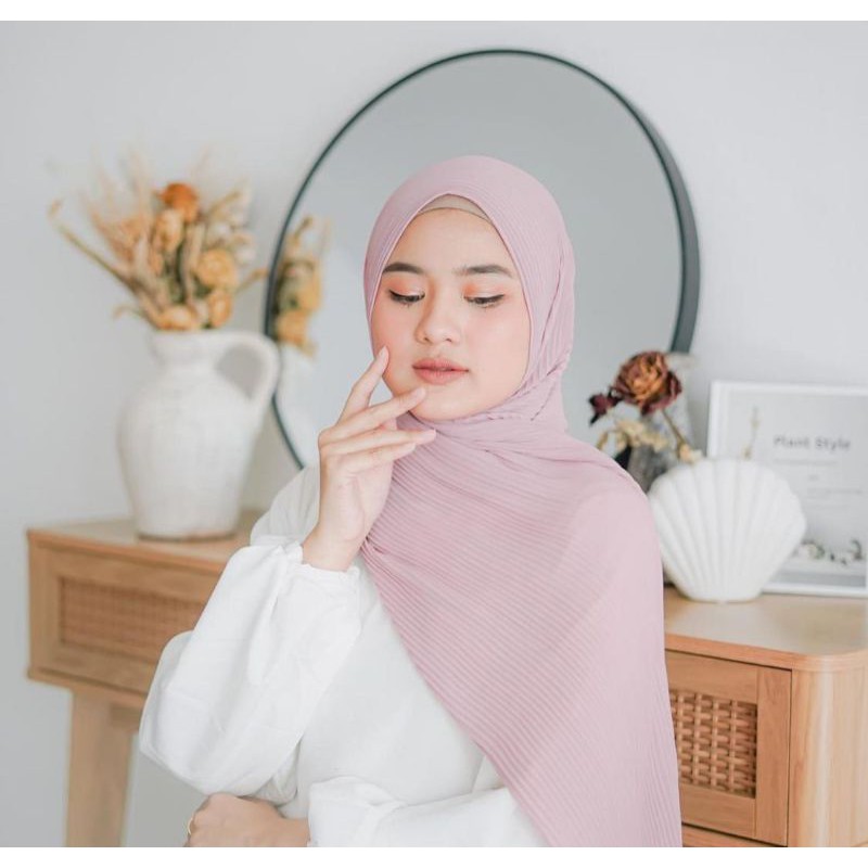PASHMINA PLISKETFULL/KERUDUNG PASHMINA PLISKET DIAMOND/JILBAB PASHMINA PLISKET FULL