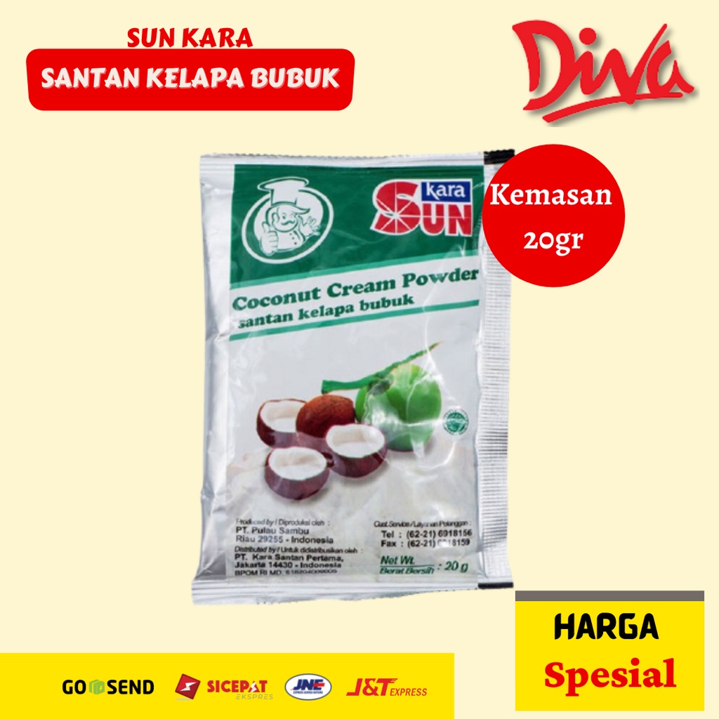 

[20gr] Sun Kara Santan Kelapa Bubuk