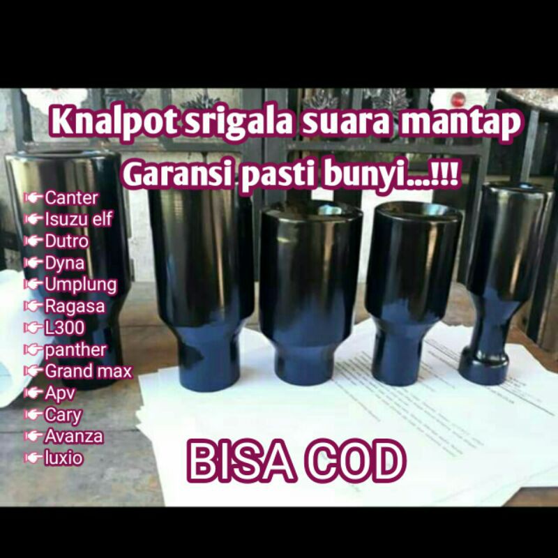 KNALPOT SRIGALA,GARANSI BUNYI