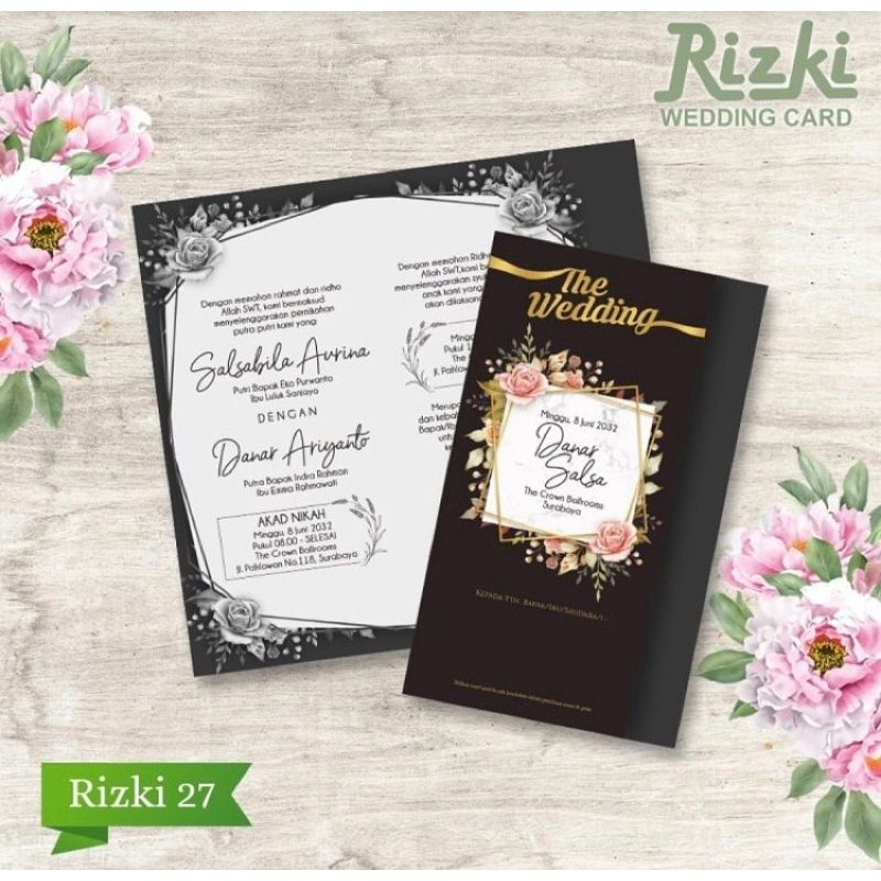 

Undangan Rizki 27 BISA COD || Undangan Murah Berkualitas