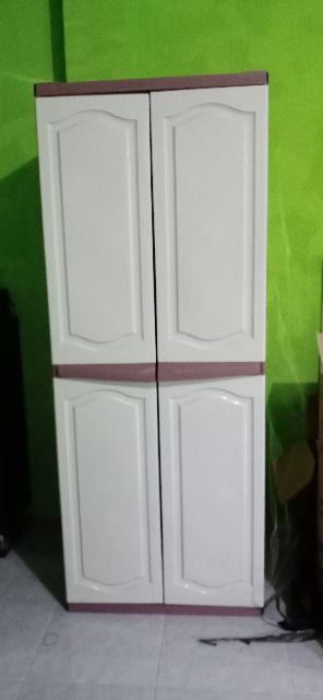 Lemari Plastik 2 Pintu Gantung Baju Gamis