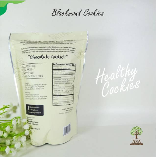 Ladang Lima Blackmond Cookies - Gluten Free