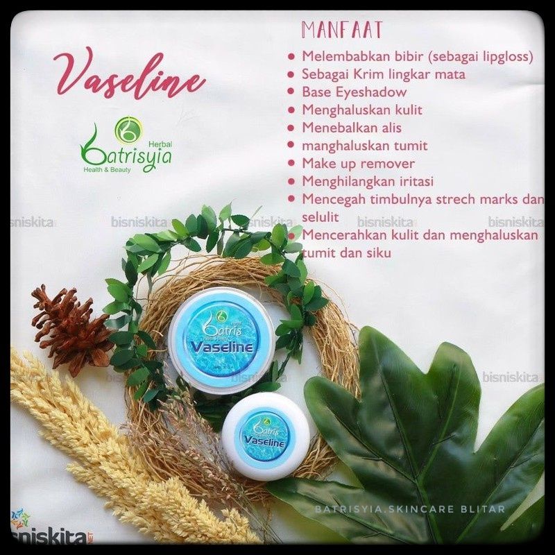 Vaseline Batrisyia Skincare buat kaki kering dan pecah2