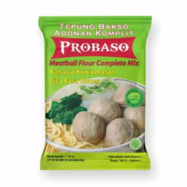 

Tepung Bakso Adonan Komplit 125 gr( min beli 8 bks)