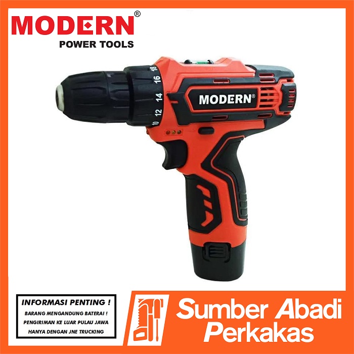 Jual Modern M Mesin Bor Cordless Drill Baterai Batre Tangan Beton Impact Tembok Charger Cas