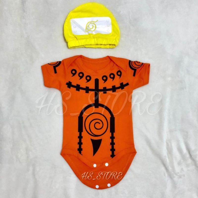 HARGA GROSIR ! JUMPSUIT NARUTO BABY / BAJU BAYI / BAJU BABY / JUMPER BAYI / KOSTUM BAYI TERMURAH !