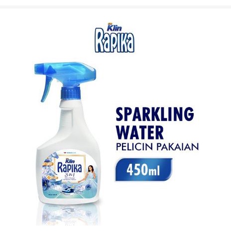 Rapika Pelicin Pakaian Sparkling Water Biru Spray 450ml 1160563
