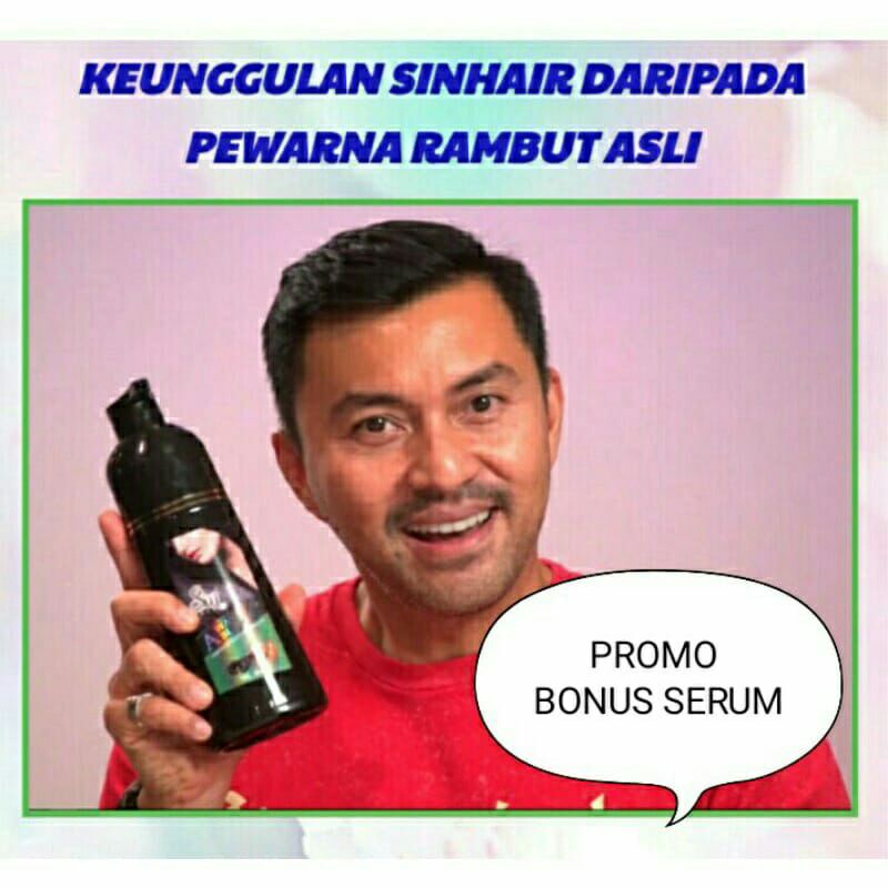 READY Shampo menghitamkan uban Sin Hair no 1 di jepang original bpom Hair A wahshing black / Shampo 