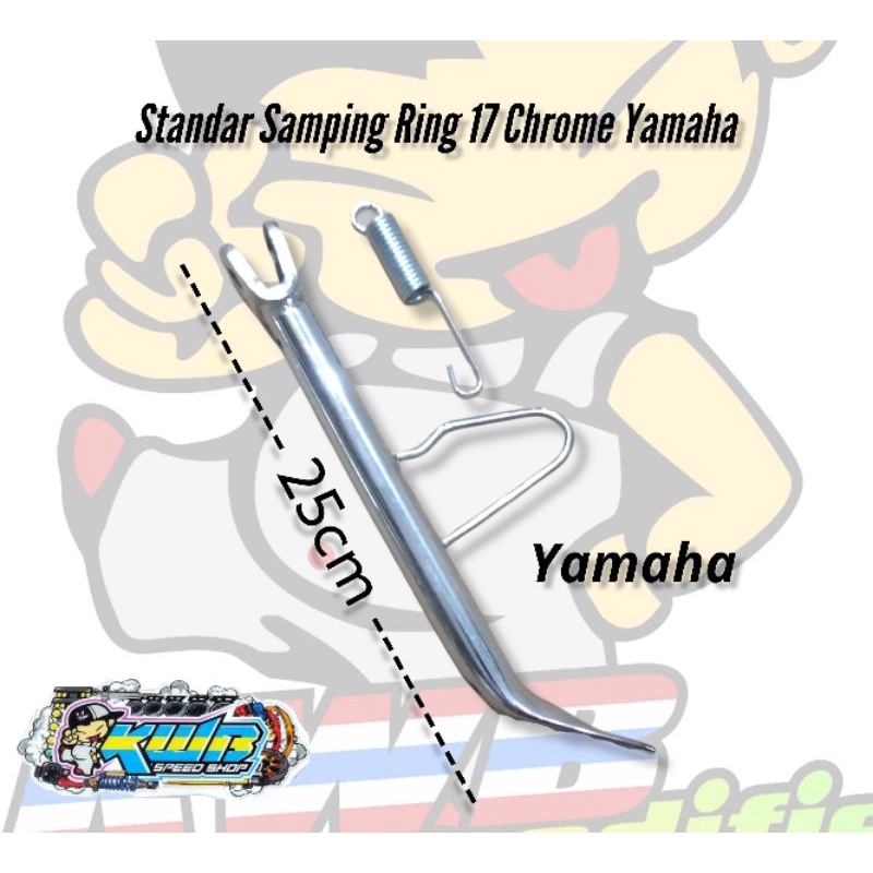 STANDAR SAMPING RING 17 CHROME MOTOR HONDA YAMAHA MIO BEAT SCOOPY NOUVO VARIO MATIC