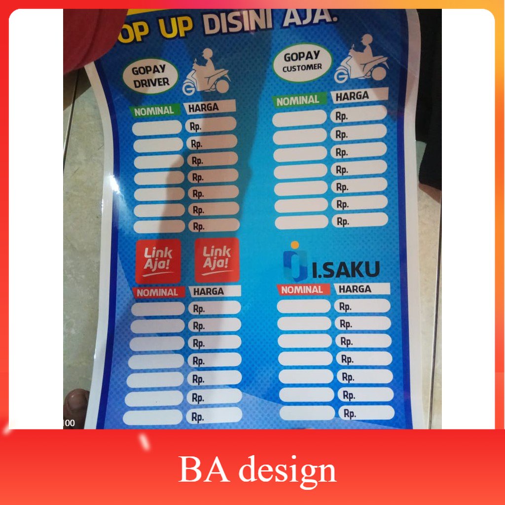

Poster A3 E Money Bisa Dihapus BA Design