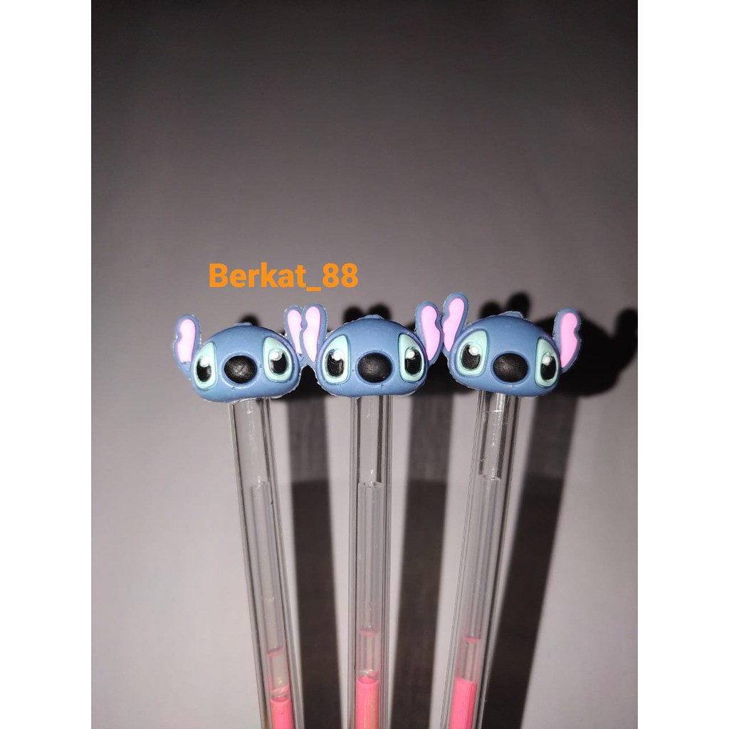 

Pulpen Gel Pelangi / Rainbow Model Stich