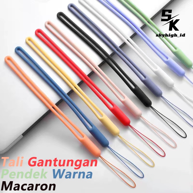 【AC001】Tali Gantungan Handphone Bahan Silicone Tahan Lama Tidak Cepat Rusak Kualitas Bagus