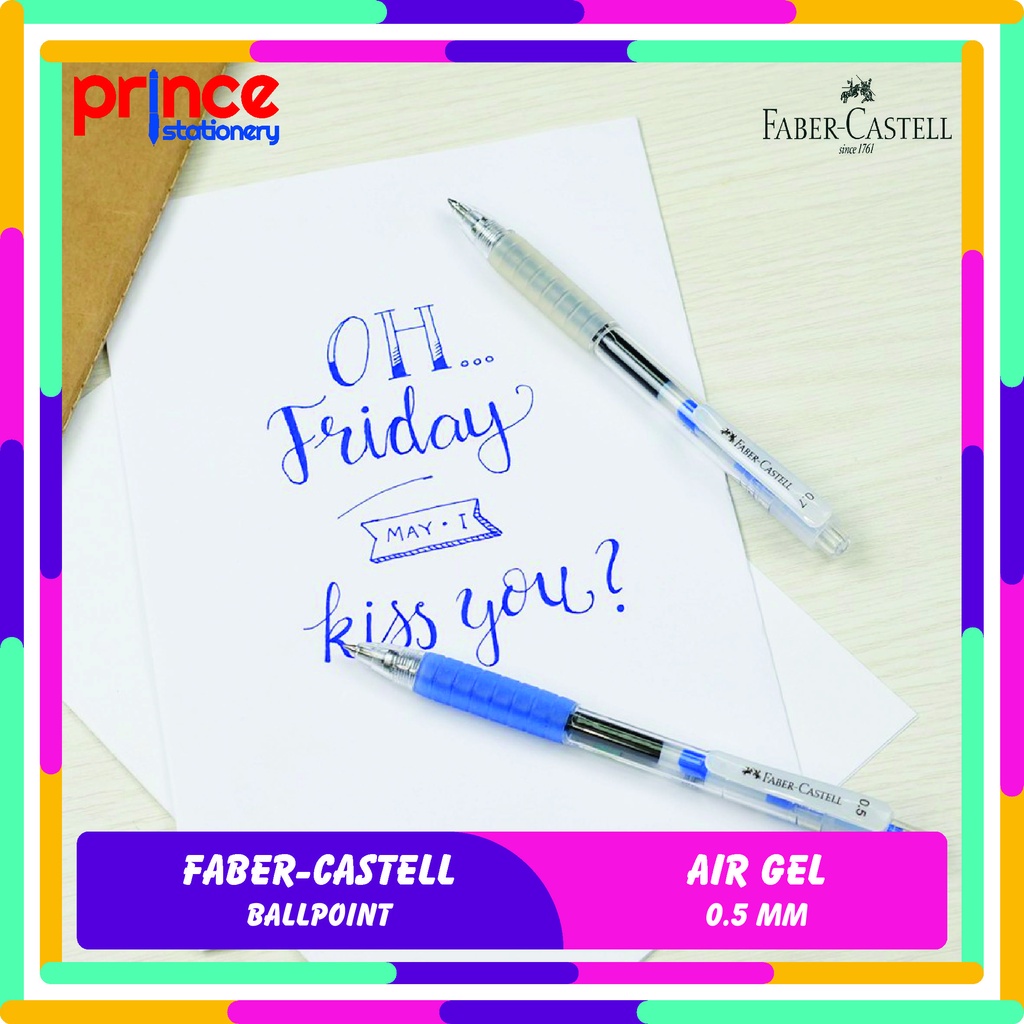 

FABER CASTELL BALLPOINT PEN AIR GEL 0.5 MM / PCS