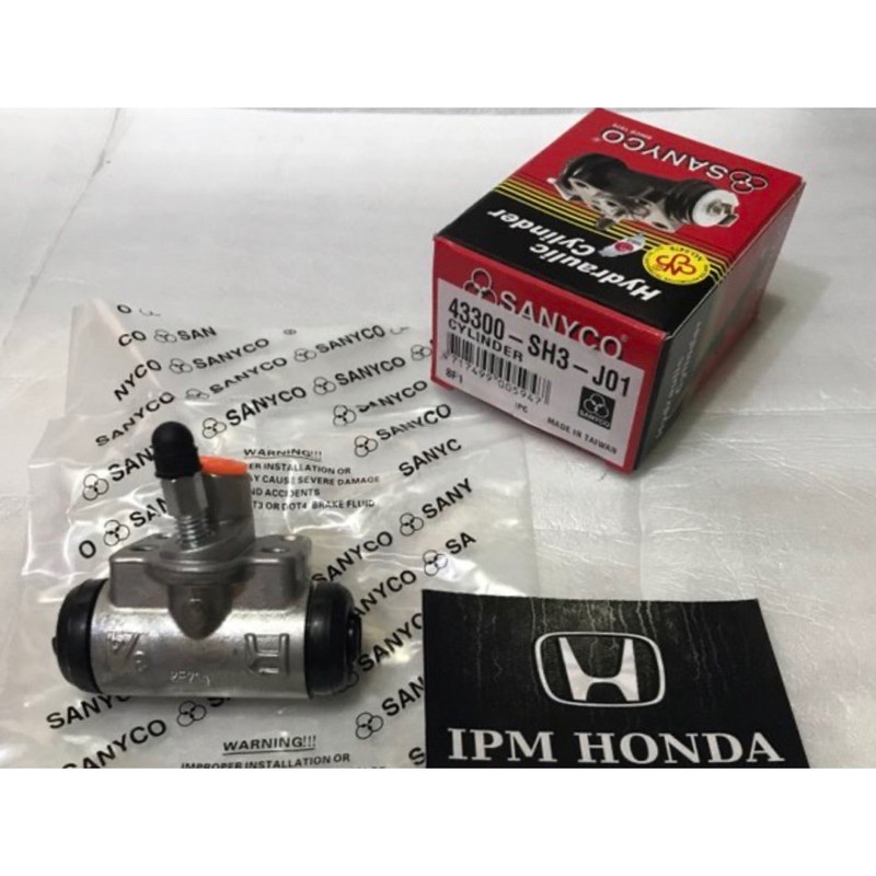 SH3 Sanyco Wheel Cylinder Master Rem Belakang Honda Civic Grand LX Khusus Tahun 1990 1991