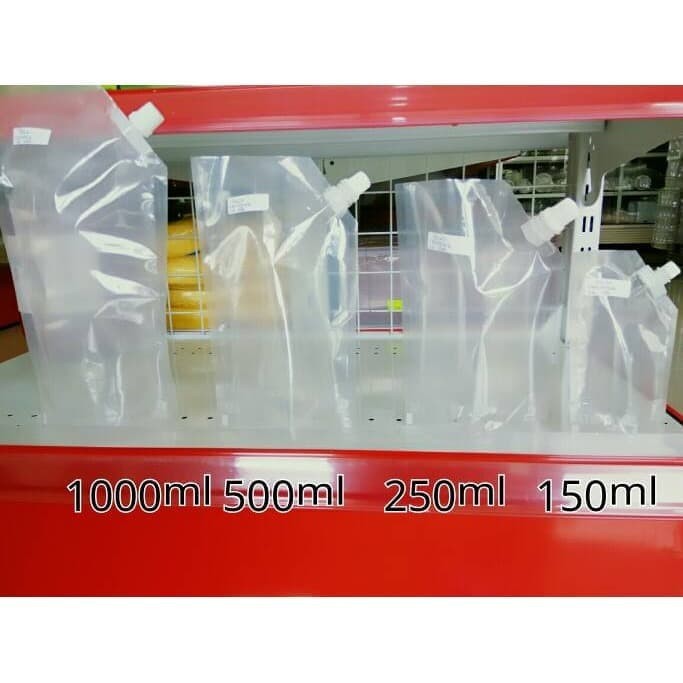 [50 pcs] Standing Pouch Cair with Spoutpack 500 mL | Spout pack 250 ml | Spoutpack 150 ml