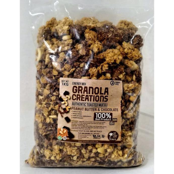 

GRANOLA CREATIONS PEANUT BUTTER AND CHOCOLATE 1KG