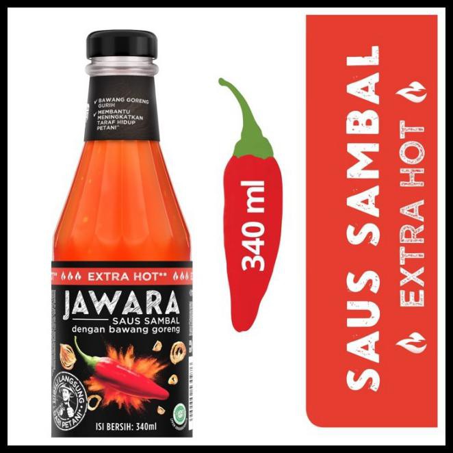 Hot Price Jawara Saus Sambal Extra Hot 340Ml