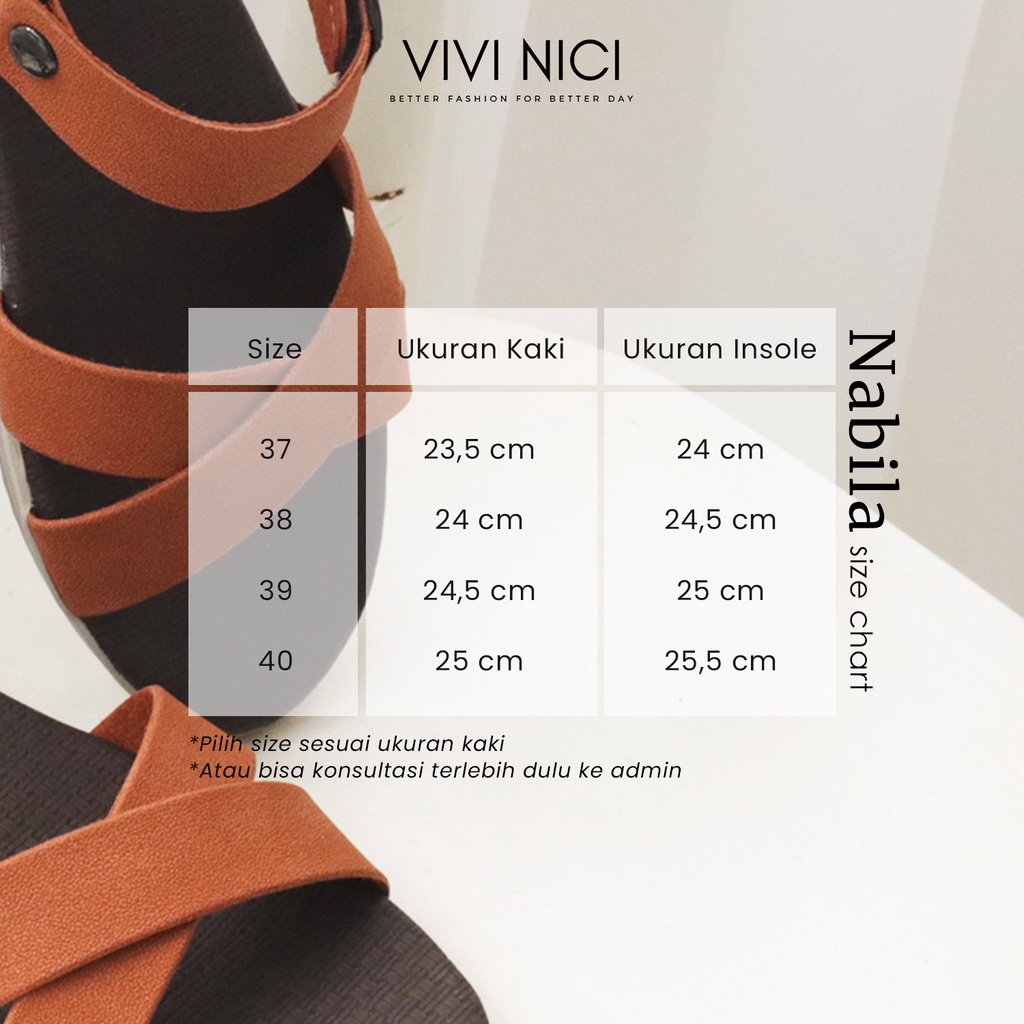 Vivi Nici - Nabila Sepatu Sandal Tali Wanita-6