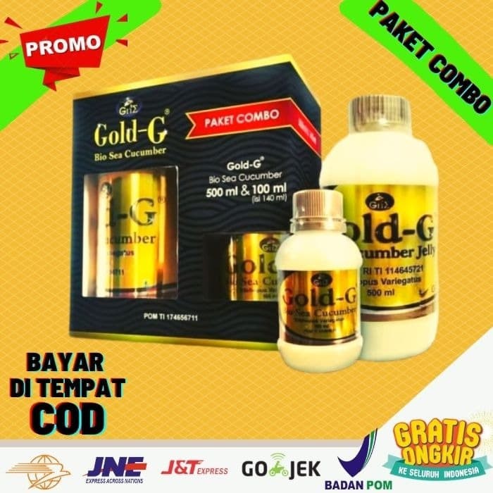 Gold G 500 ML Free Satu Botol 100 Ml Original Bisa COD