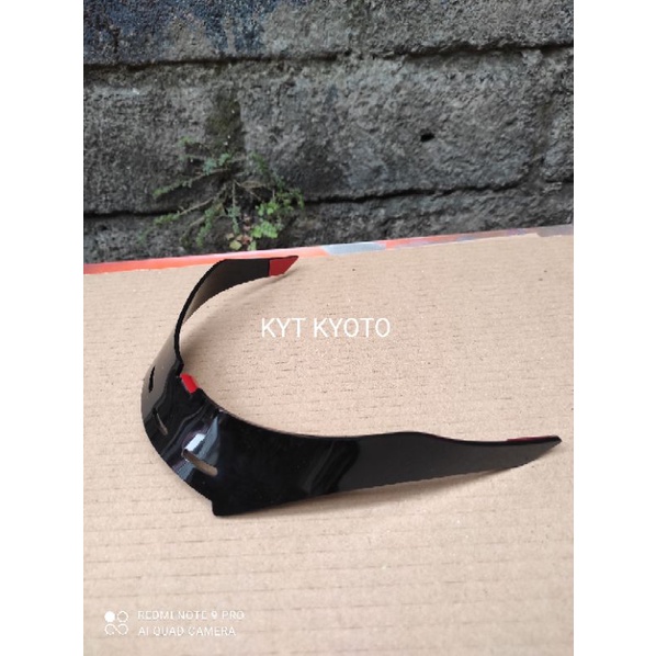 SPOILER HELM KYT KYOTO ALL SERIES Spoiler Pnp KYT Kyoto Hitam Spoiler Helm Kyt Kyoto Pnp Murah