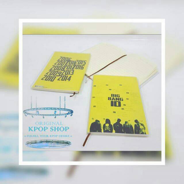 

KPOP BUKU BIGBANG10 NOTEBOOK IMPORT