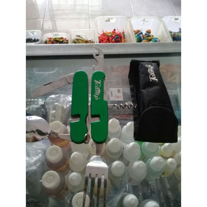 perlengkapan mancing pisau lengkap