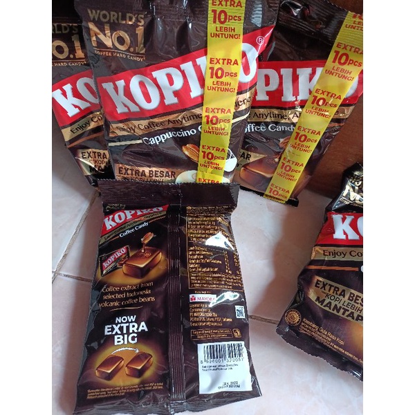 Permen Kopiko Cappuccino Candy isi 60 pcs EXTRA BESAR