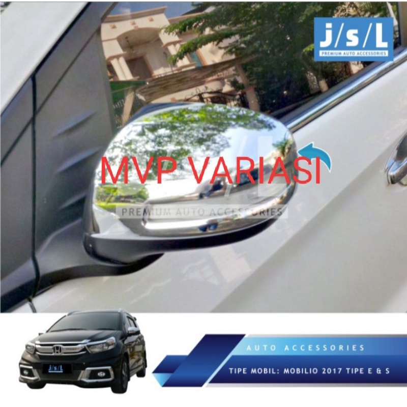 Mobilio 2017 Mirror Cover Chrome Tipe S dan E/ Aksesoris Honda Mobilio
