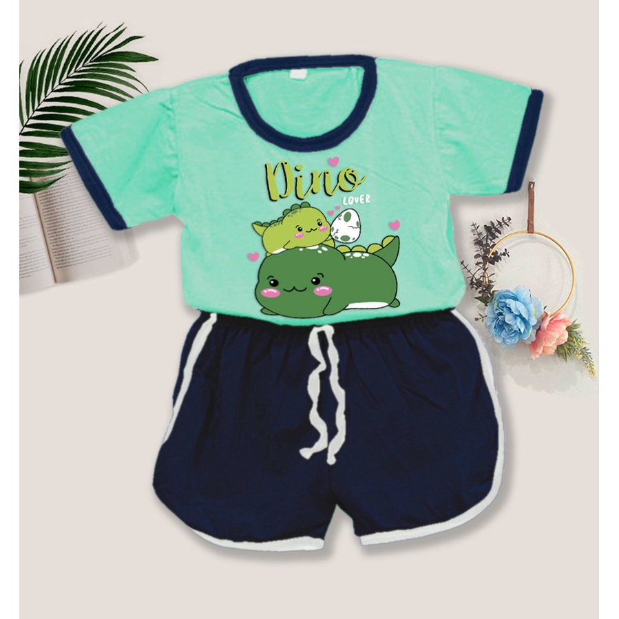 Rillo - Setelan Baju Playset Cupa Cups Anak / Sete