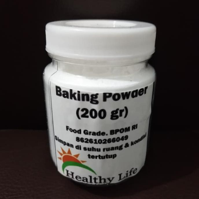 

Toko-Bahan-Kue- Baking Powder Food Grade 200 Gr -Terlengkap-Termurah-Dijamin.