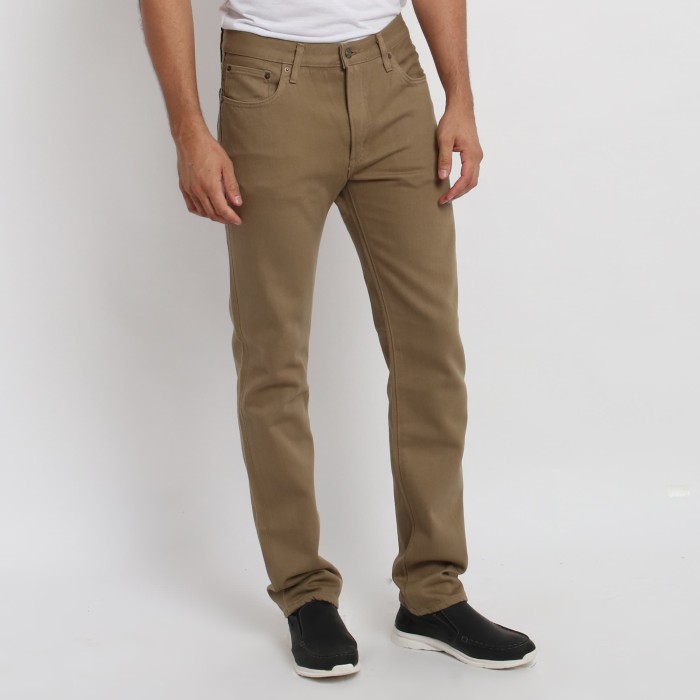 Edwin Jeans Japan Collection ED502-114 Celana Jeans Panjang Pria - Cokelat, 28