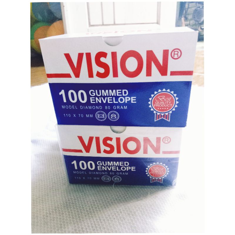 

Amplop kecil putih vision