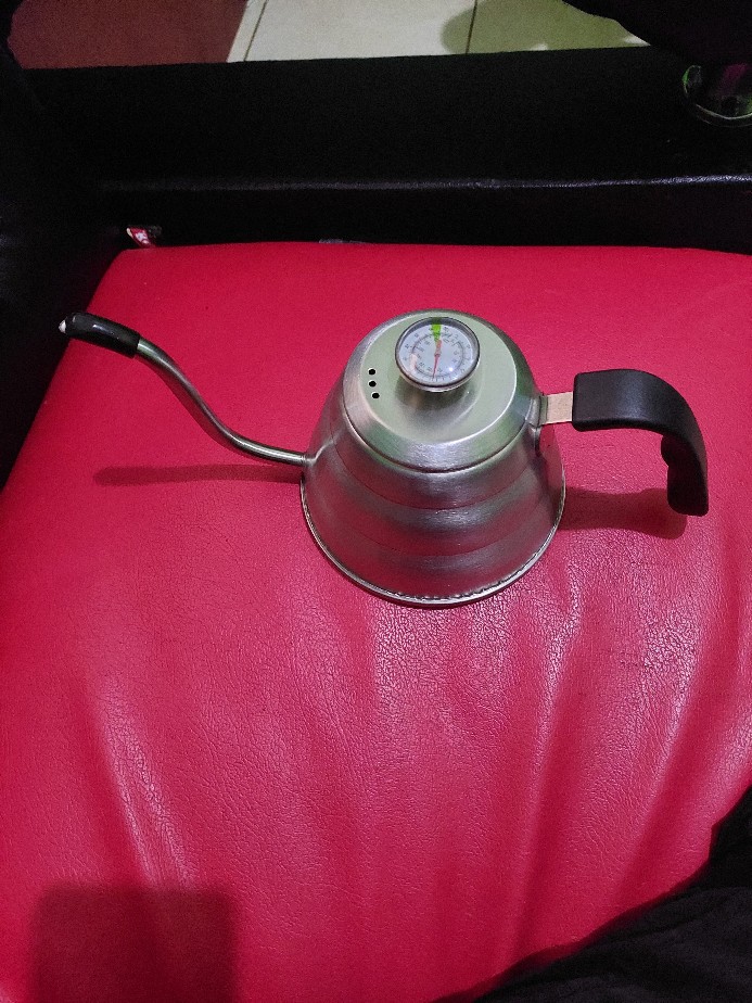 Coffee Maker Pot Drip Teko 1l With Thermometer