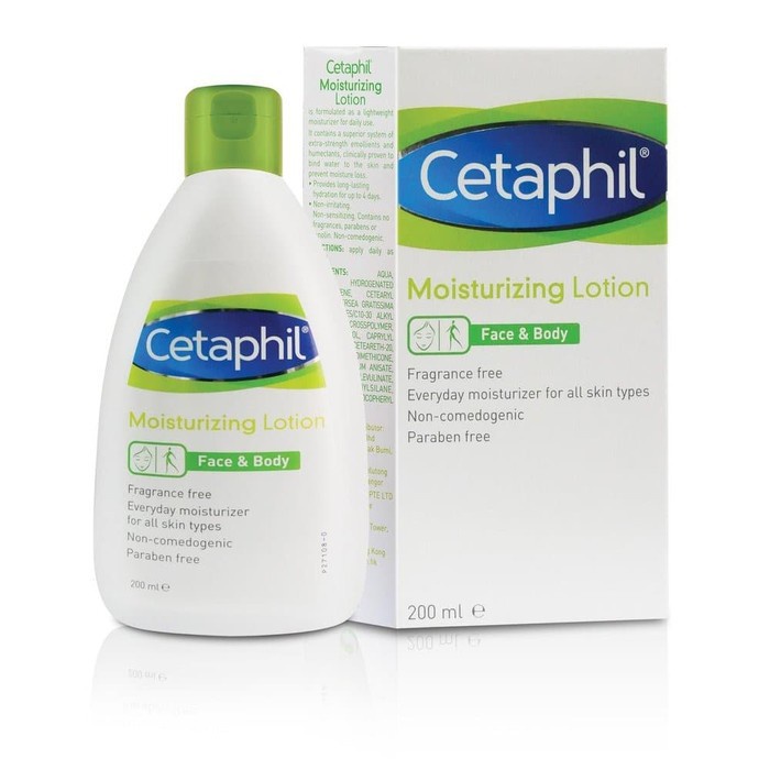 Cetaphil Face &amp; Body Moisturizing Lotion 200ml / Perawatan Tubuh / Face &amp; Body Lotion