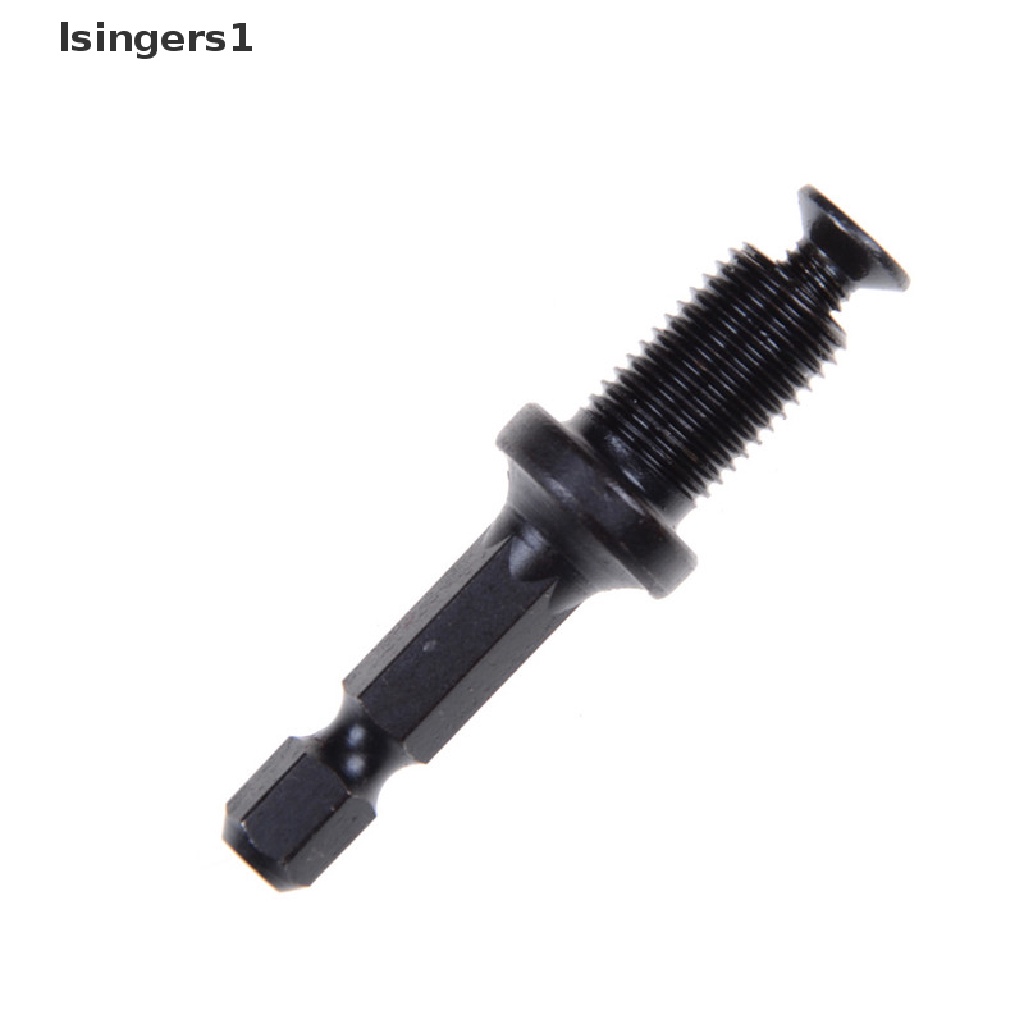 (lsingers1) Adapter Sekrup Hex Shank 1 / 4 &quot;Male Untuk Bor Chuck 6mm / 10mm /13mm / 3 / 8&quot; - 24UNF