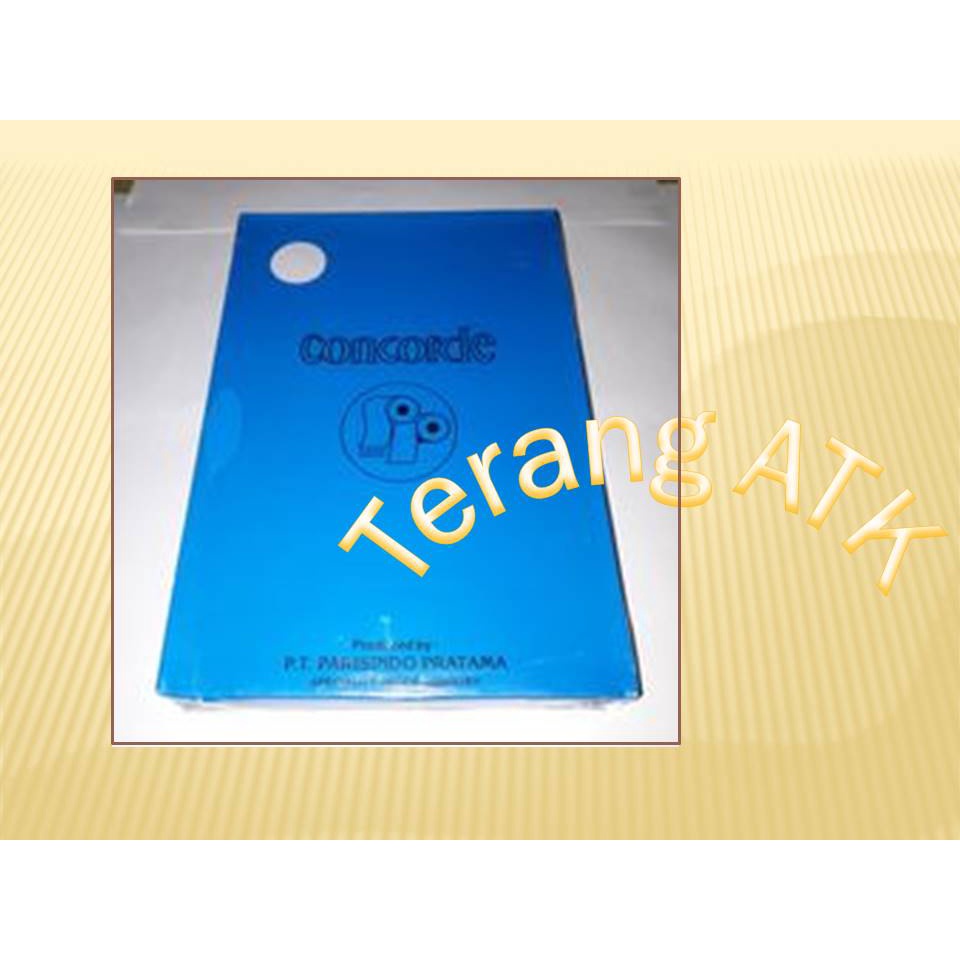 

Kertas Concorde 82501 90 gr Ukuran A4 [Isi 250 lembar]