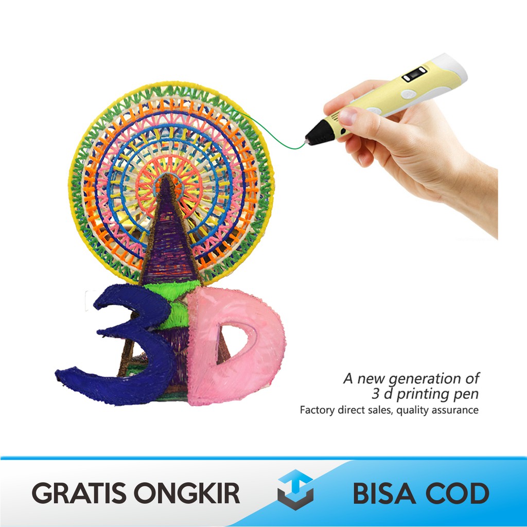 3D PEN PRINTING FILAMENT MAGIC DRAWING ORIGINAL DW-G2 SET -PENA 3 DIMENSI PRINTING FILAMENT SATU SET