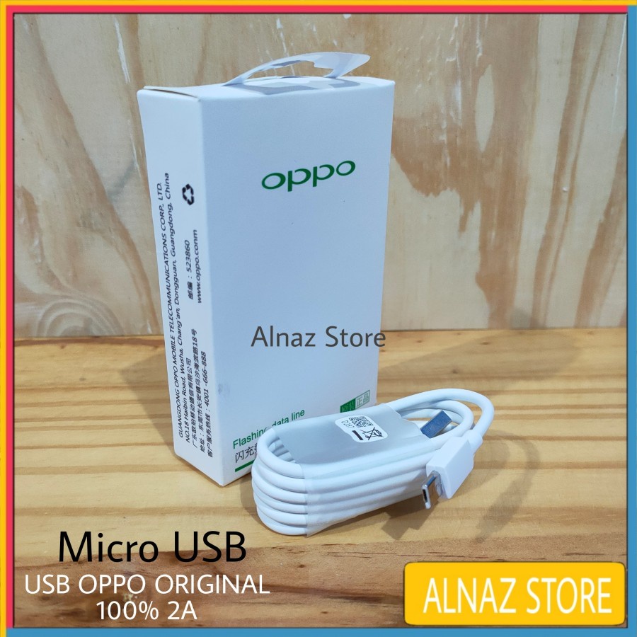Kabel USB OPPO A12 A31 ORI 100% Kabel Data Oppo Original Fast Charging 2A Micro USB