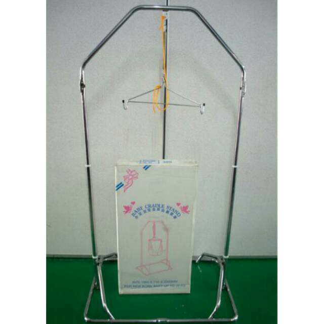 Tiang Ayunan Bayi Besi Chrome Stainless Baby Cradle Stand Shopee Indonesia