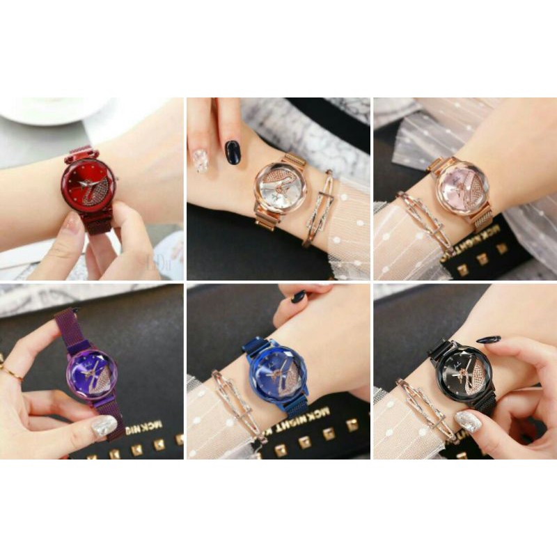 jam magnet motif satu angsa