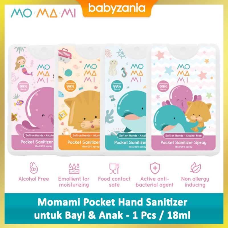 Momami Pocket Hand Sanitizer Bayi &amp; Anak - 1 Pcs