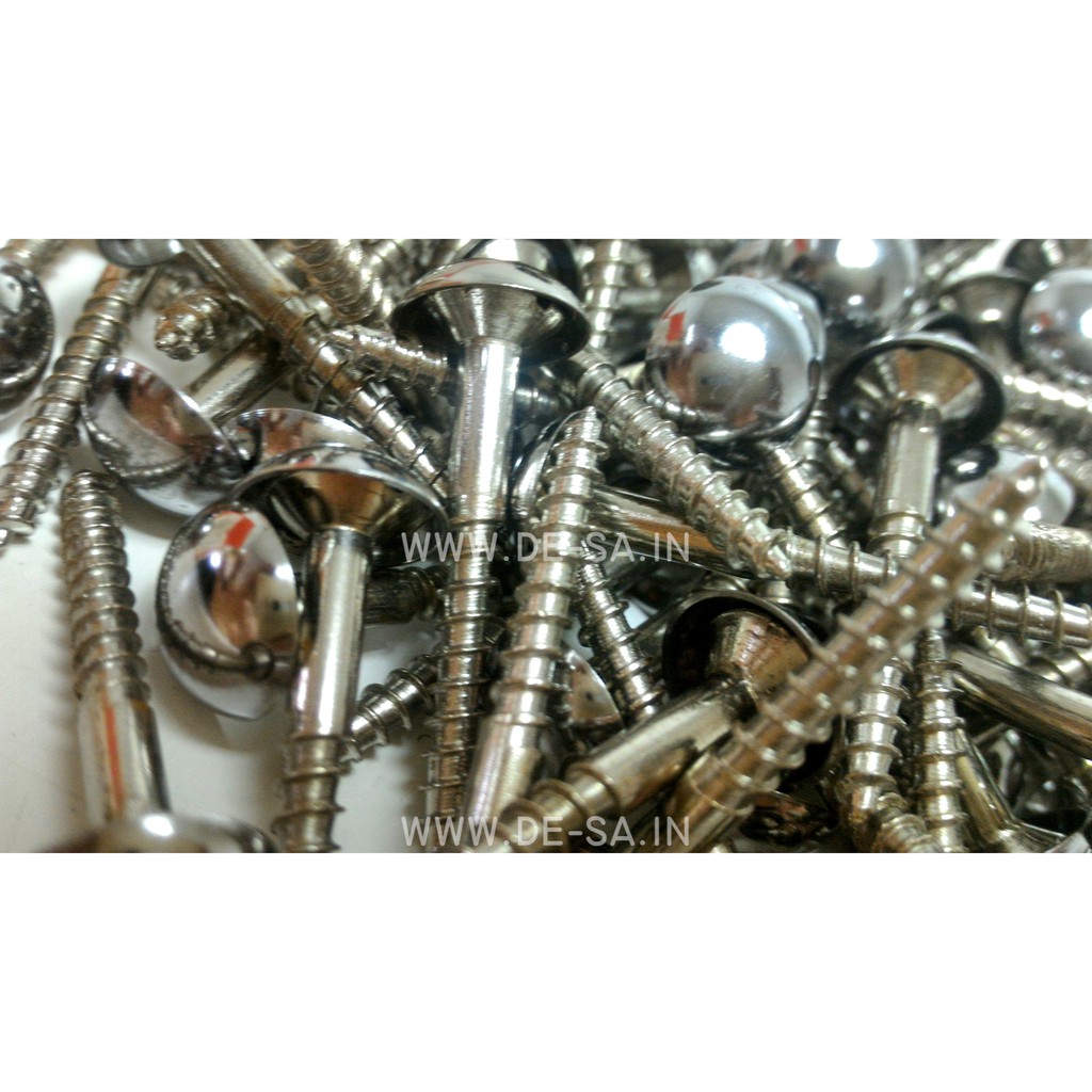 30MM SOLA SKRUP KACA #8 X 1 1/4 Inchi - STAINLESS GLASS SCREW SEKRUP