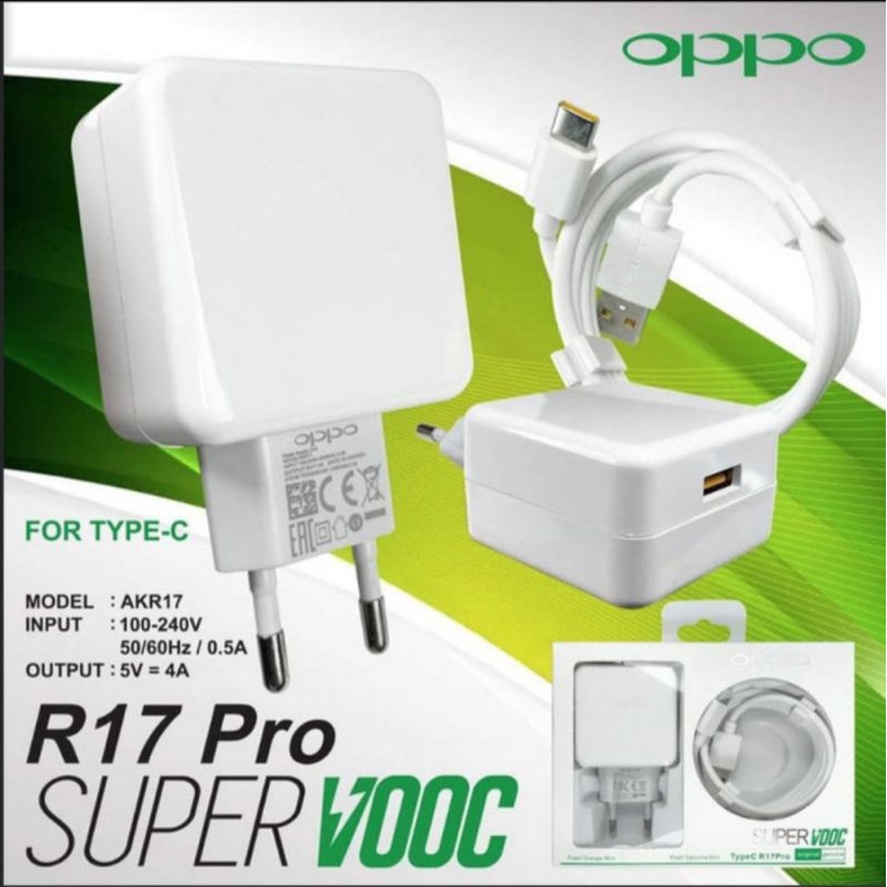 Charger Oppo Tipe-C Original100% VOOC Fast Charging/Charger Oppo FindX A5 2020 A9 2020 Reno2 Reno 2F