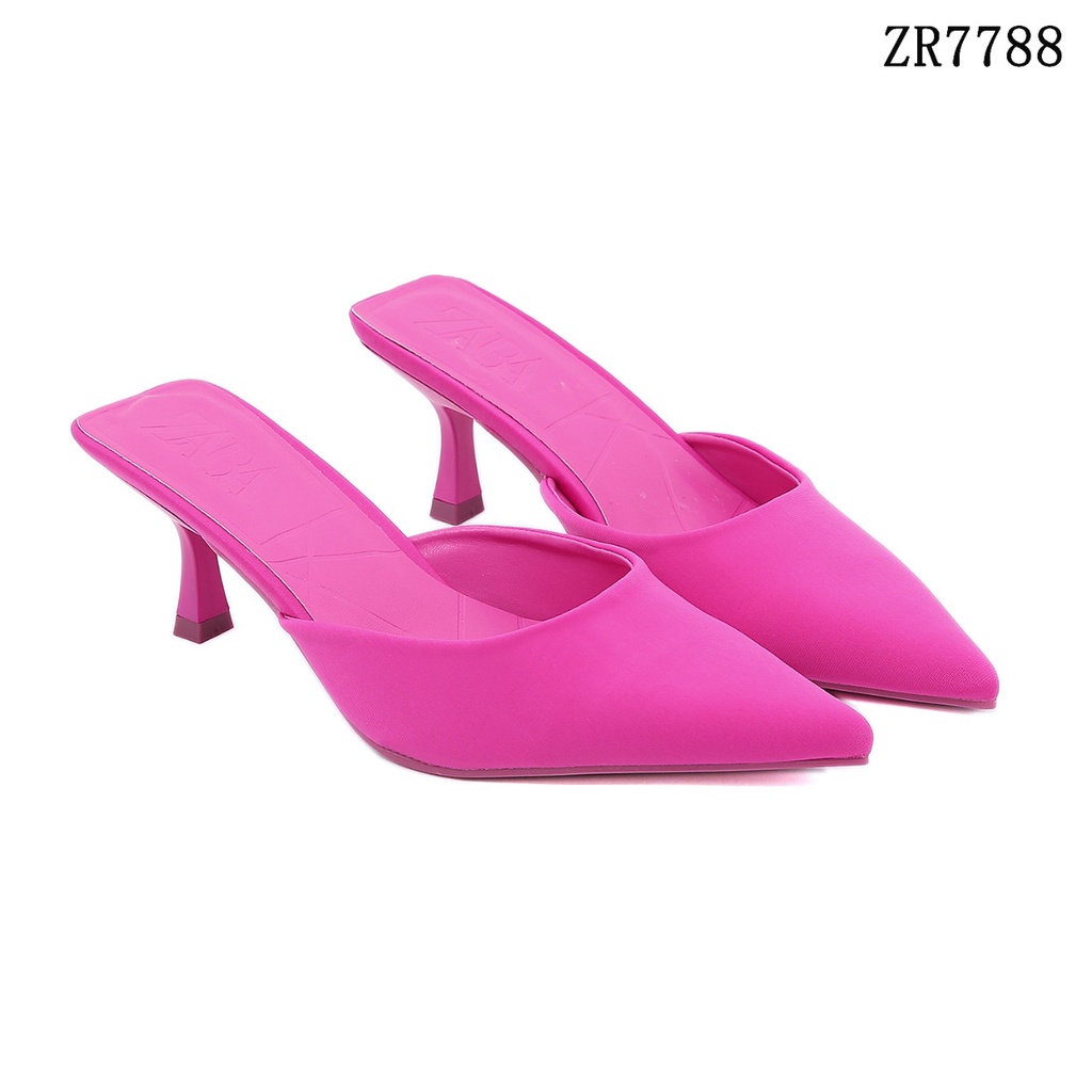 ZR Slingback Satin Heels #ZR7788