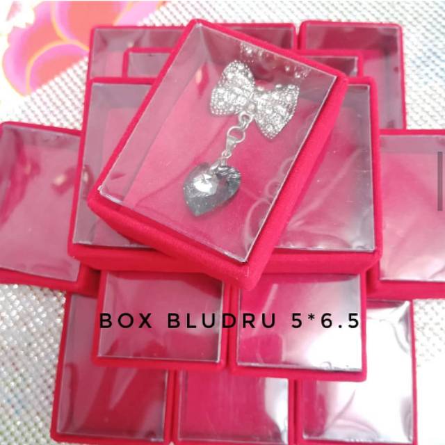 Box bludru 5 x 6.5 CM per lusin