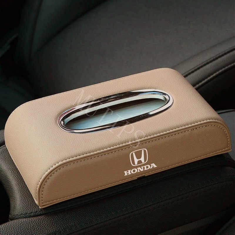 Kotak Tisu Bahan Kulit Kualitas Tinggi Untuk Honda Civic Accord Jazz Freed Brio City CRV HRV BRV
